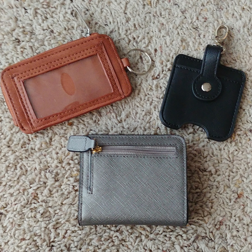 3 Super Nice Small wallets, Various brands
